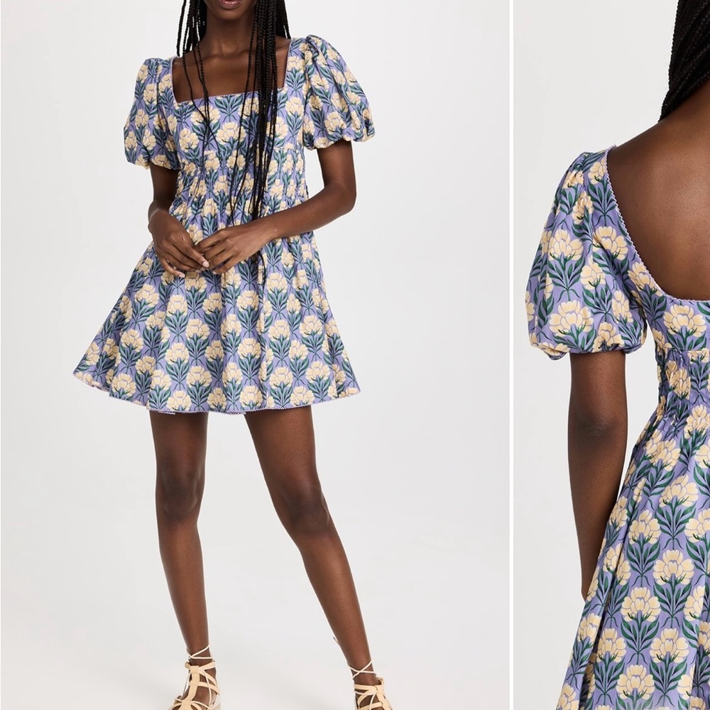 Agua by Agua Bendita Caramelo Semilla Otono Mini Dress